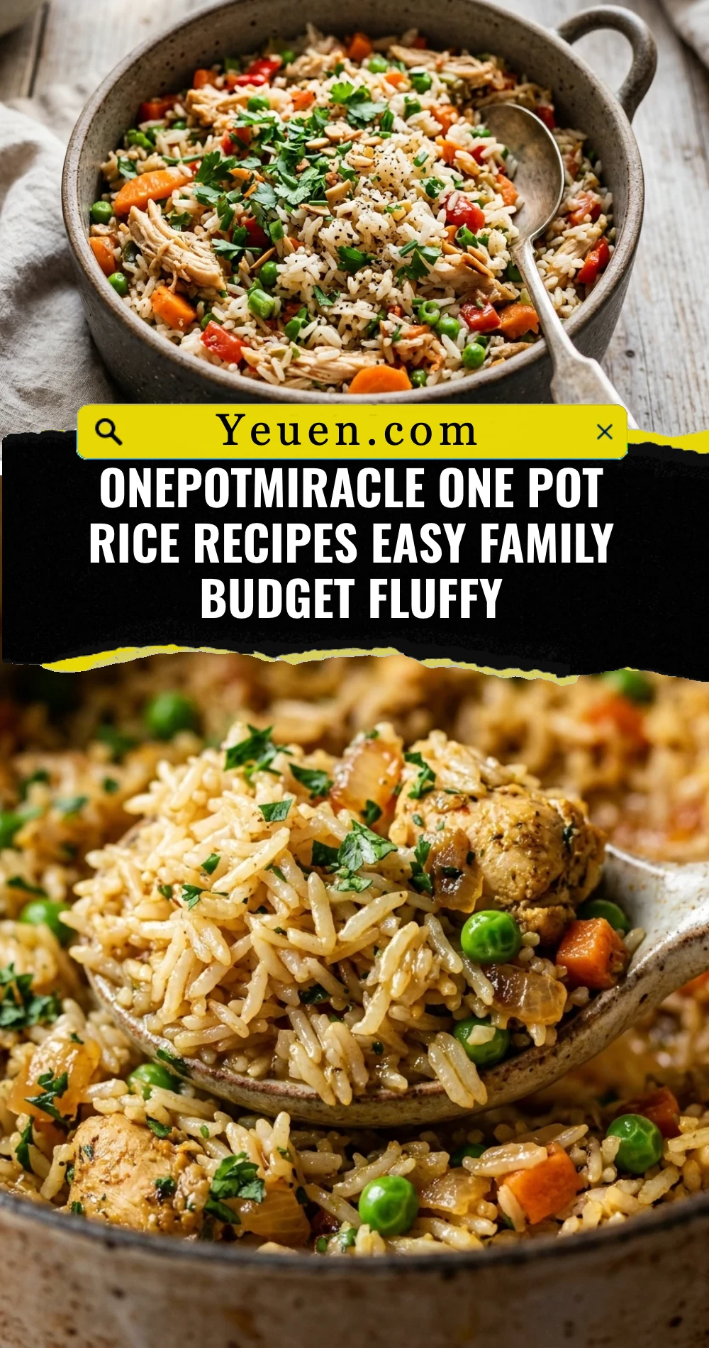 OnePotMiracle One Pot Rice Recipes Easy Family Budget Fluffy