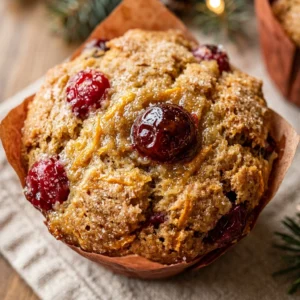 Orange Cranberry Muffins Holiday Breakfast