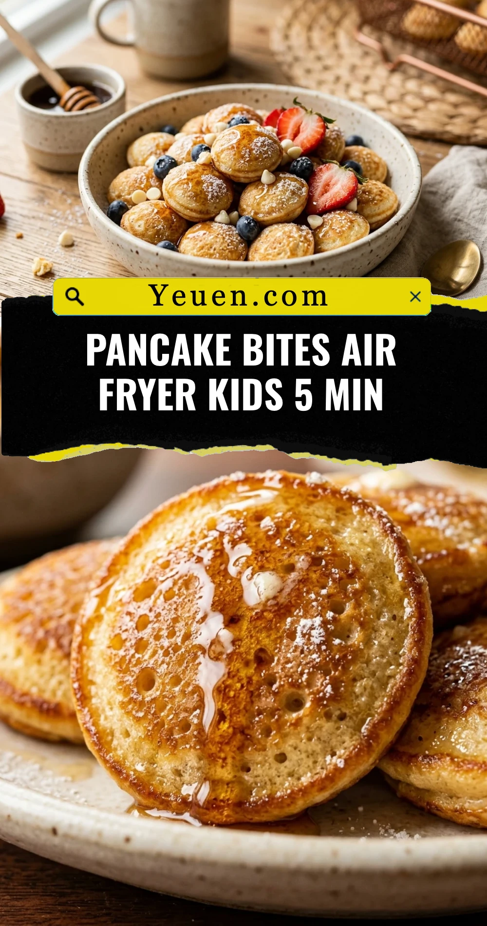 Pancake Bites Air Fryer Kids 5 Min