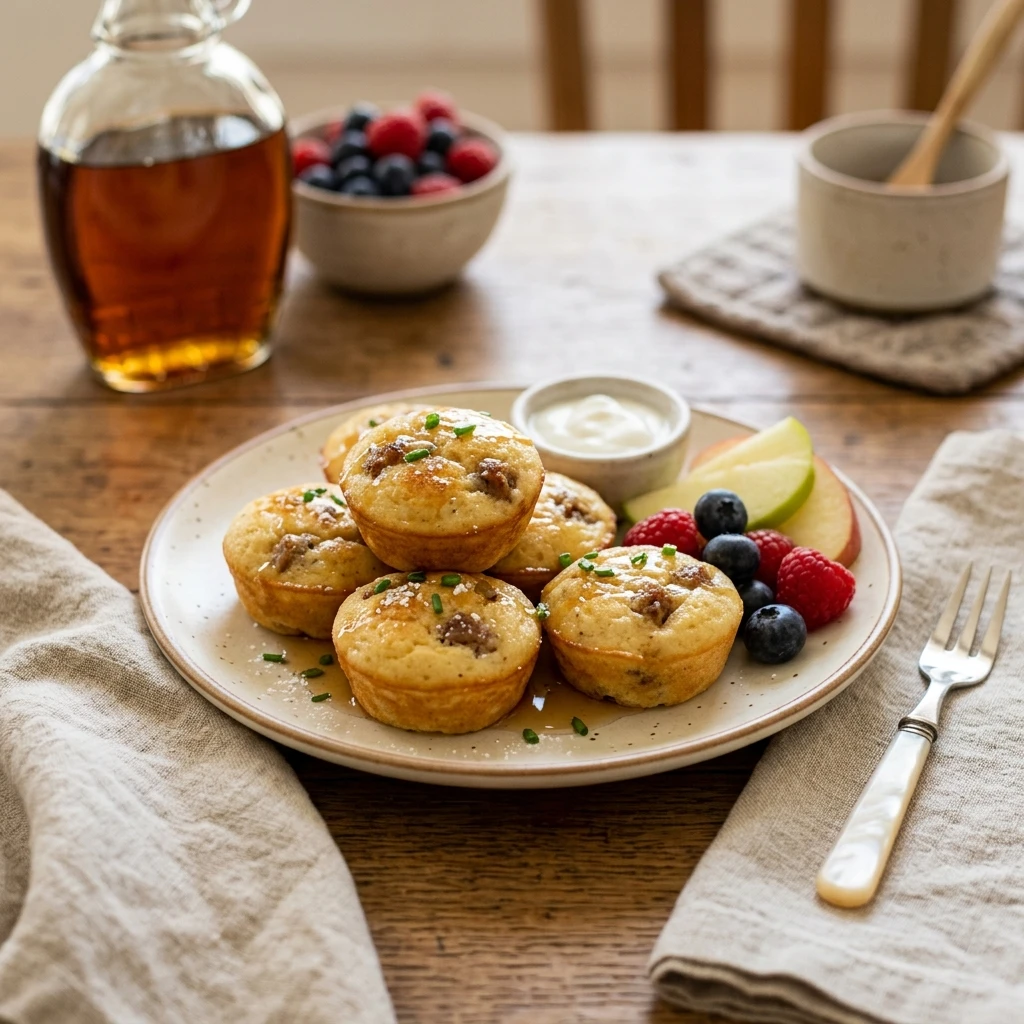 Pancake Bites With Sausage Kids Meal Prep