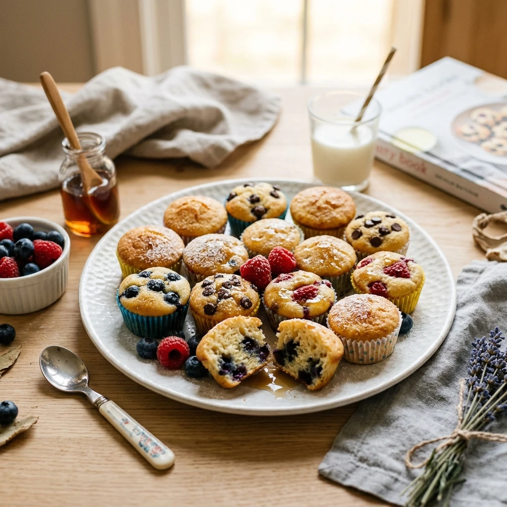 Pancake Mini Muffins Kids Breakfast Meal Prep
