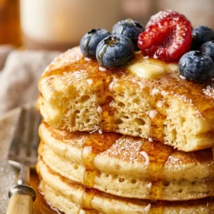 PancakeStackPerfect Fluffy Pancake Recipes Perfect Every Time Easy 3 Ingredient
