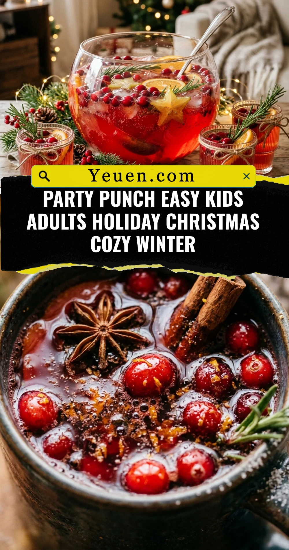 Party Punch Easy Kids Adults Holiday Christmas Cozy Winter