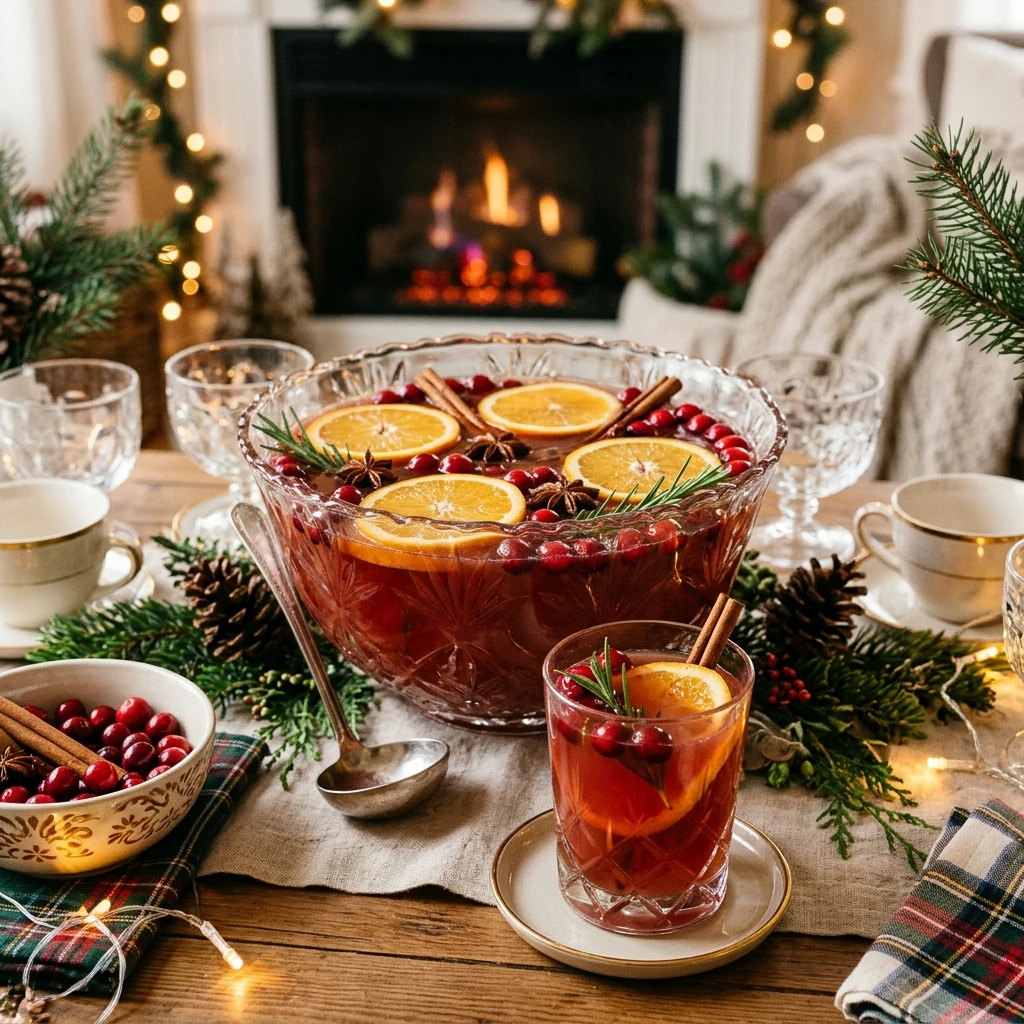 Party Punch Thanksgiving Easy Kids Adults Holiday Cozy Winter