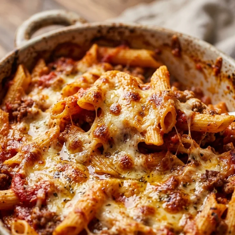 Pasta Casserole Baked Ziti Cheesy Family