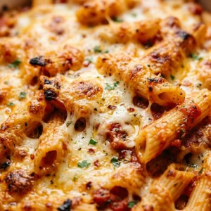 Pasta Casserole Cheesy Baked Easy One Dish Family