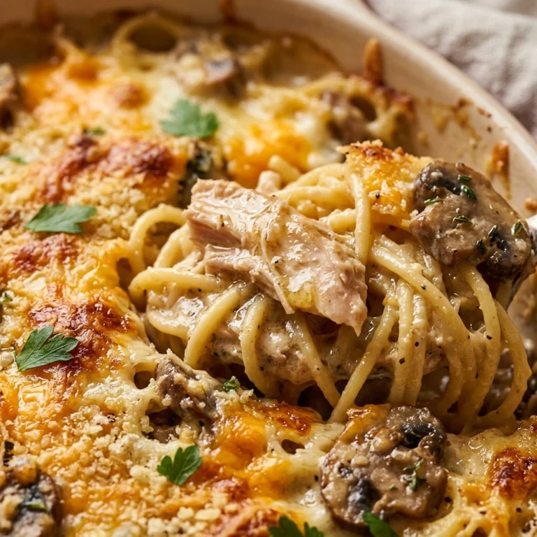 Pasta Casserole Chicken Tetrazzini Baked