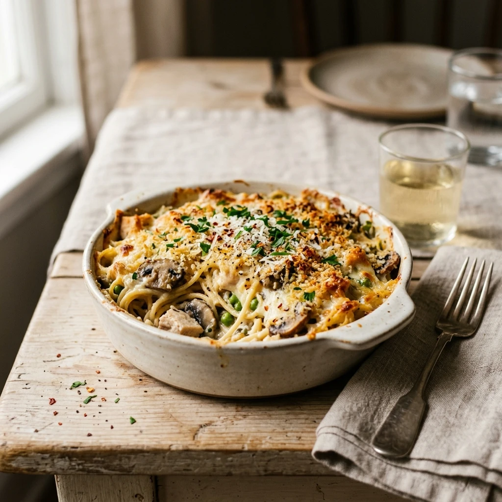 Pasta Casserole Chicken Tetrazzini Baked