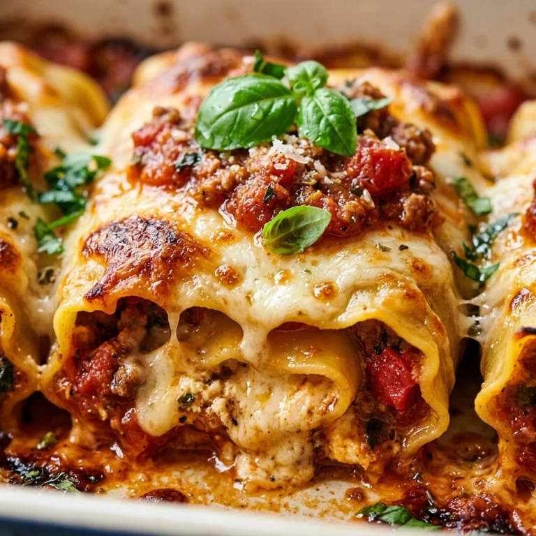 Pasta Casserole Lasagna Roll Ups Baked
