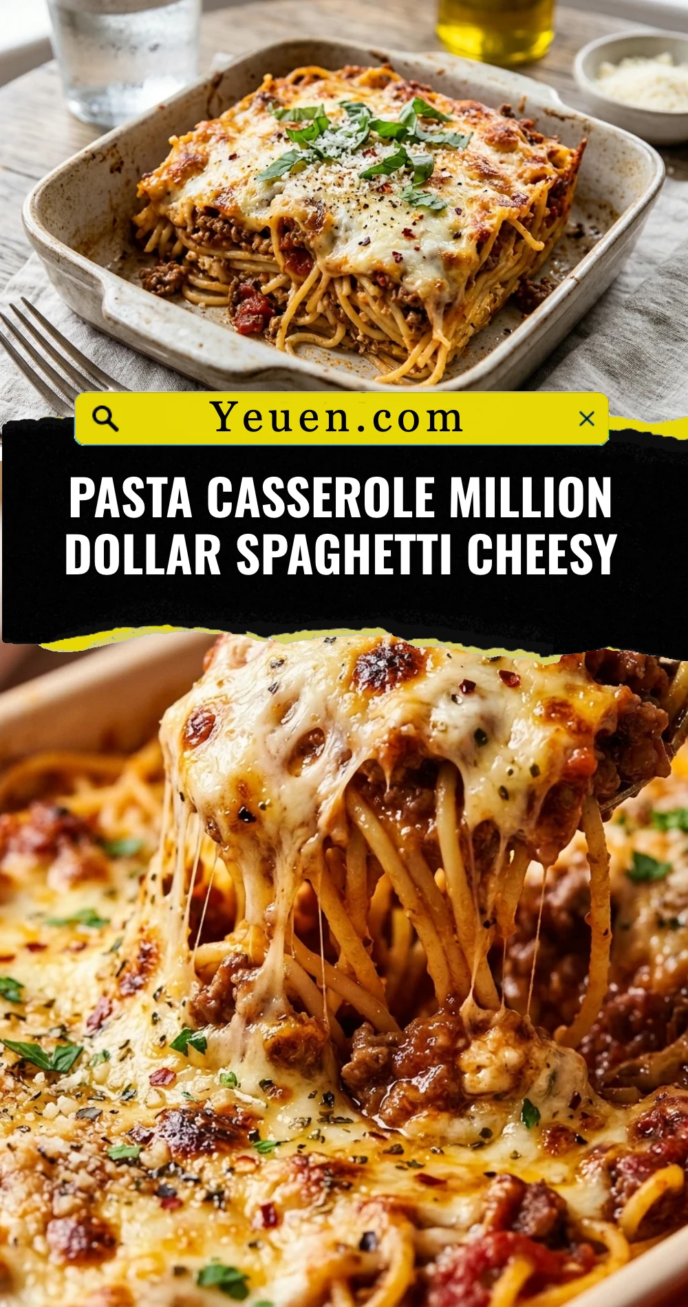 Pasta Casserole Million Dollar Spaghetti Cheesy