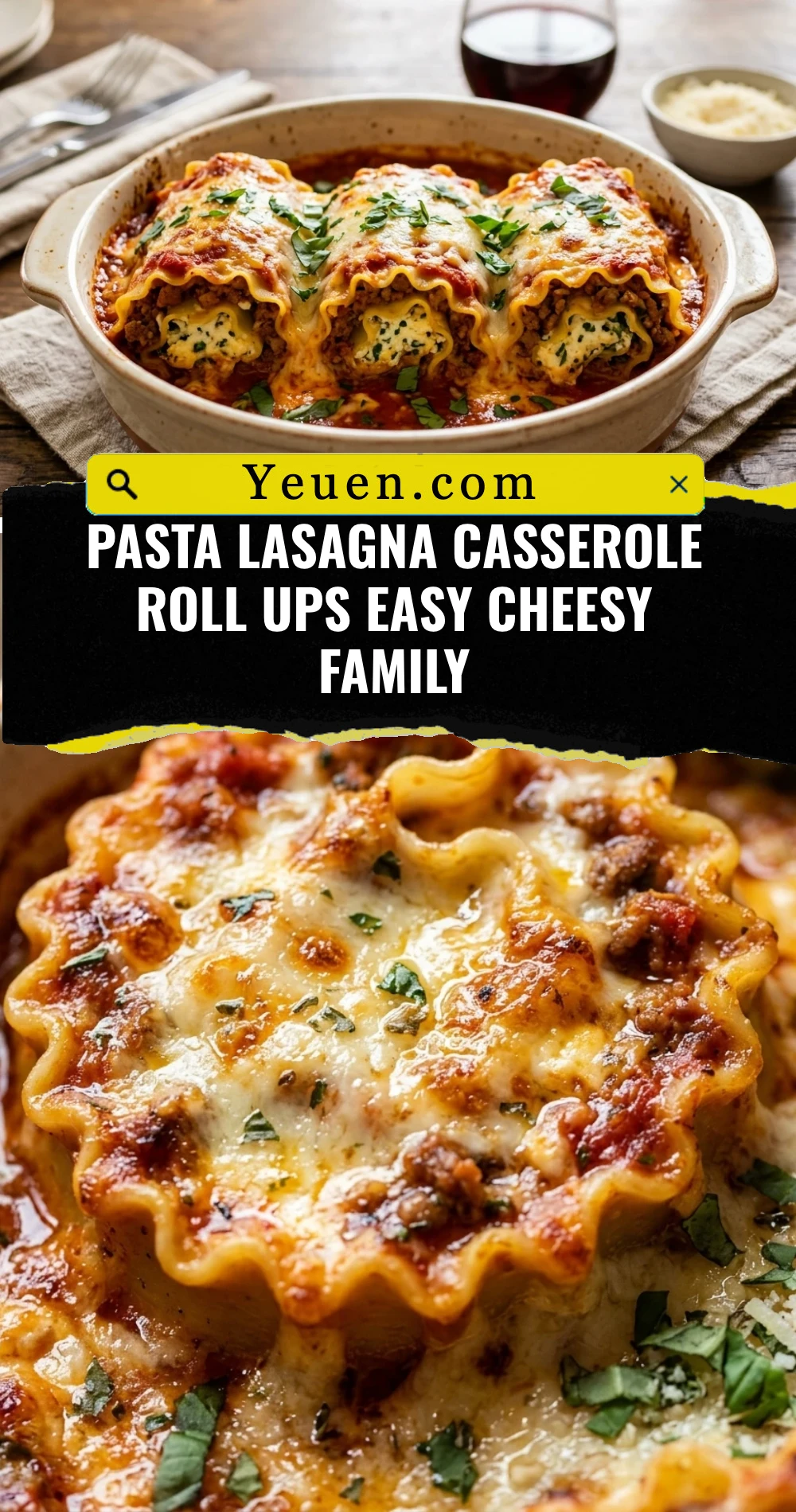 Pasta Lasagna Casserole Roll Ups Easy Cheesy Family