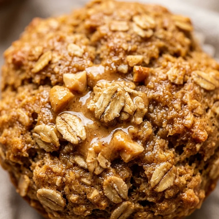 Peanut Butter Oat Muffins - High Protein