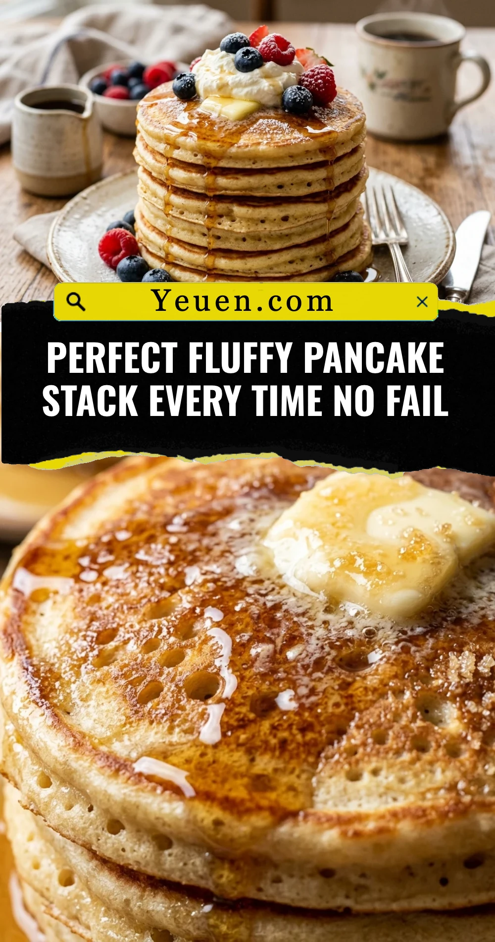 Perfect Fluffy Pancake Stack Every Time No Fail