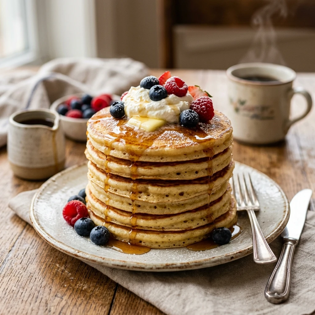 Perfect Fluffy Pancake Stack Every Time No Fail