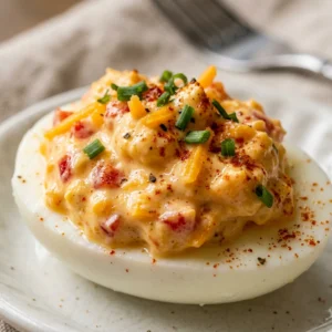 Pimento Cheese Southern Deviled Eggs