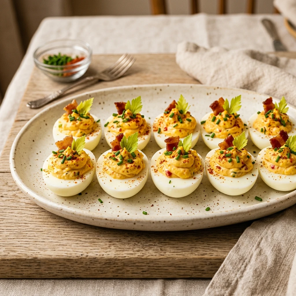Pimento Cheese Southern Deviled Eggs