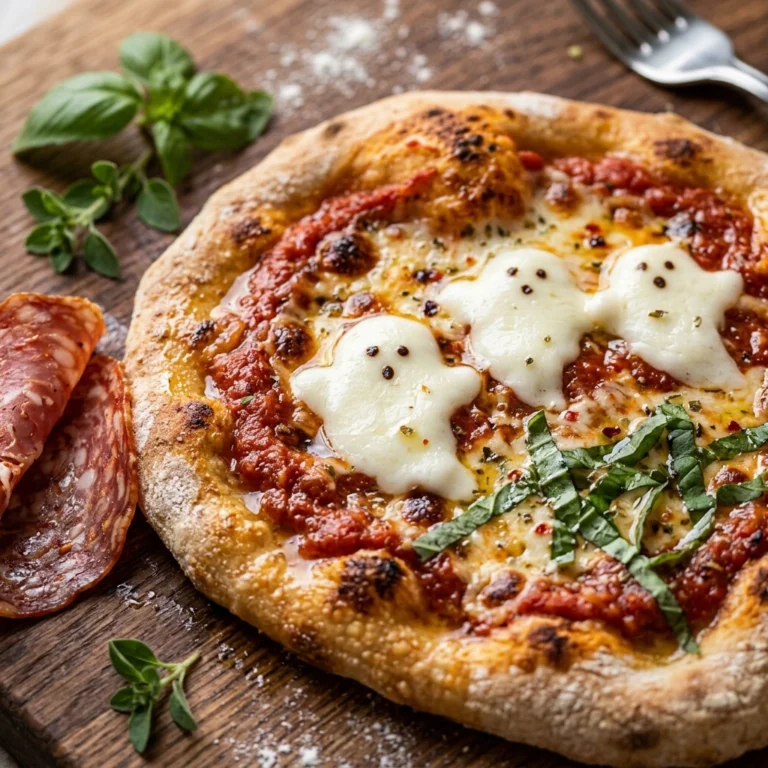 Pizza Charcuterie Board - Deconstructed Ghost Pizza