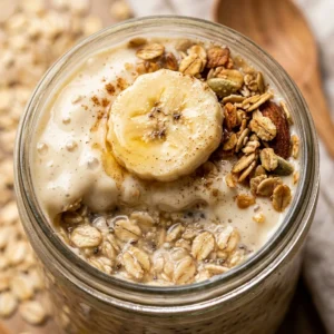 Protein Banana Pudding Breakfast - 27g Layered Oats