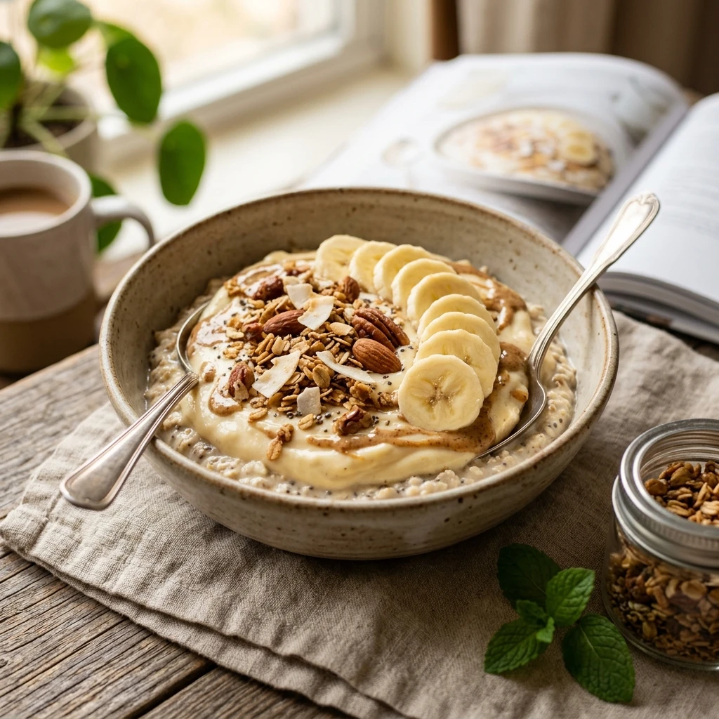 Protein Banana Pudding Breakfast - 27g Layered Oats