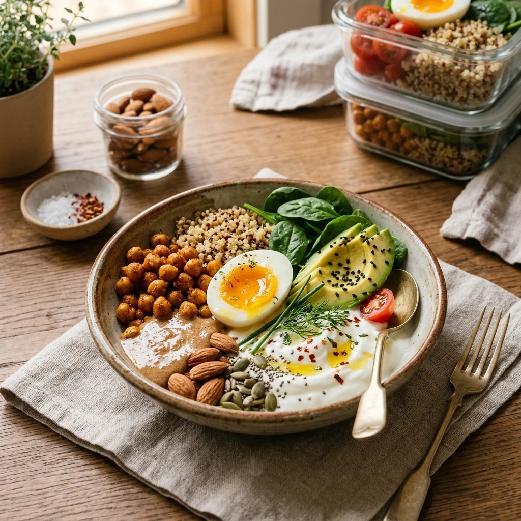 Protein Breakfast Bowl Meal Prep Easy 20g+ Healthy