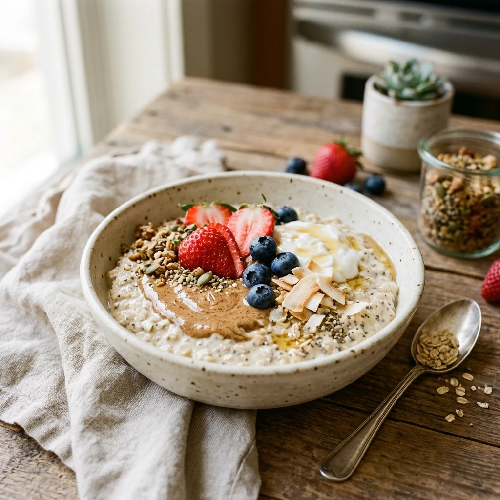 Protein Overnight Oats Easy Breakfast Bowl 20g+ Meal Prep