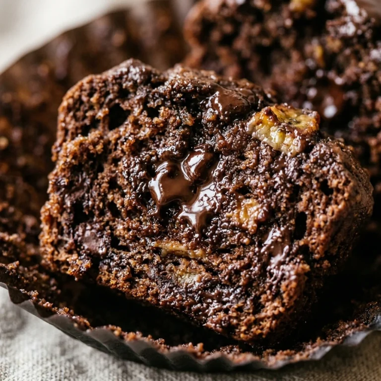 Protein Powder Chocolate Banana Muffins