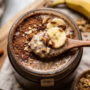 Protein Shake Meal Prep Banana 20g+ Thick Creamy Easy Homemade