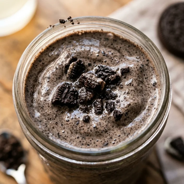 Protein Shake Meal Prep Oreo 20g+ Thick Creamy Easy Homemade