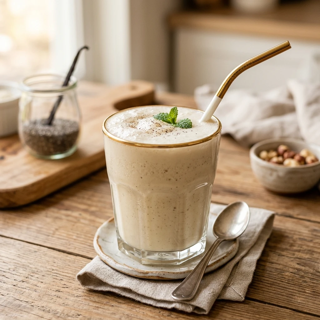 Protein Shake Recipe Vanilla Thick Creamy 20g+ Easy Homemade