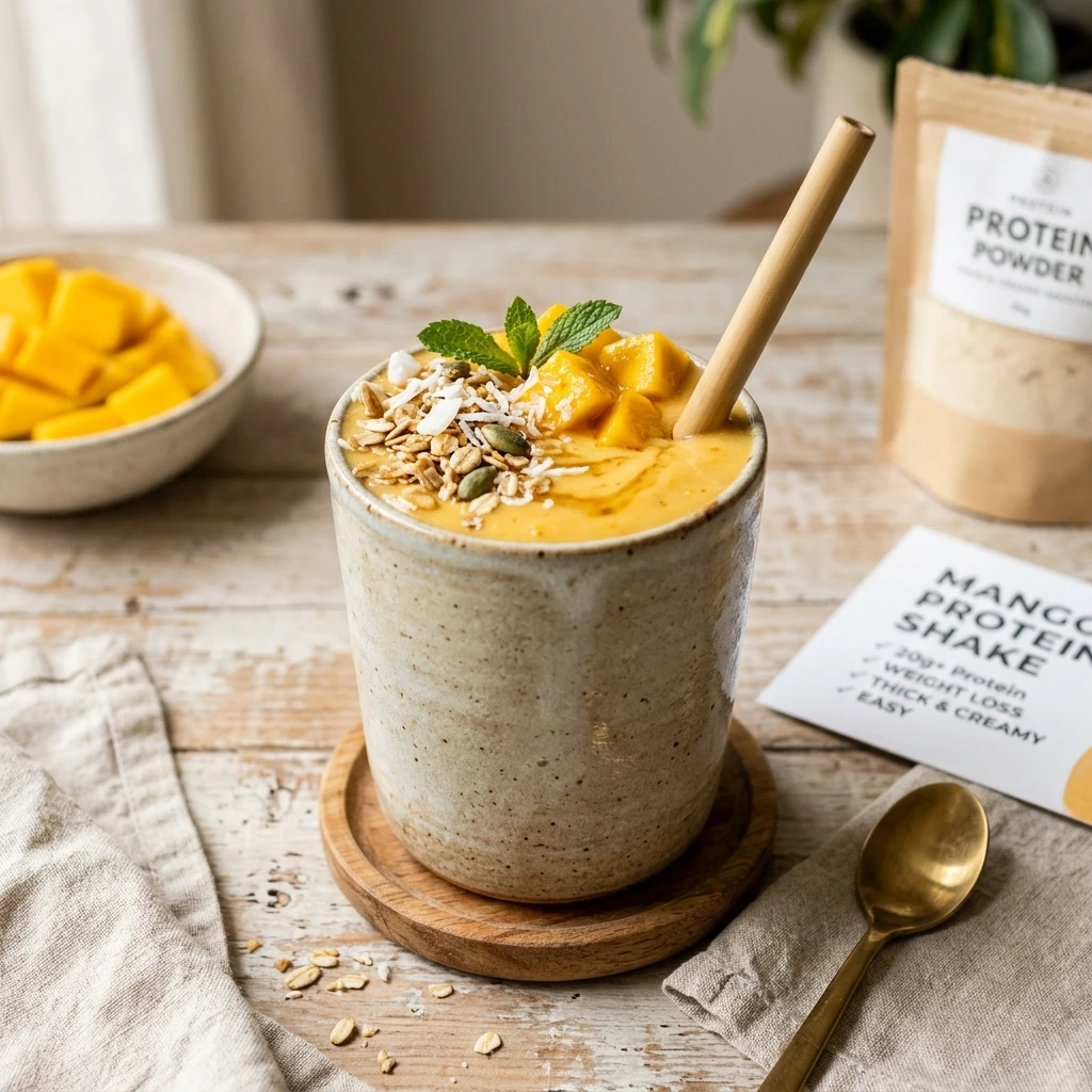 Protein Shake Weight Loss Mango Healthy Thick Creamy 20g+ Easy