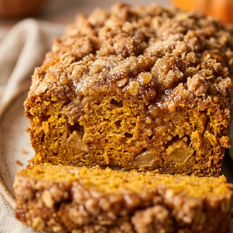 Pumpkin Apple Bread With Brown Sugar Crumb Fall Baking