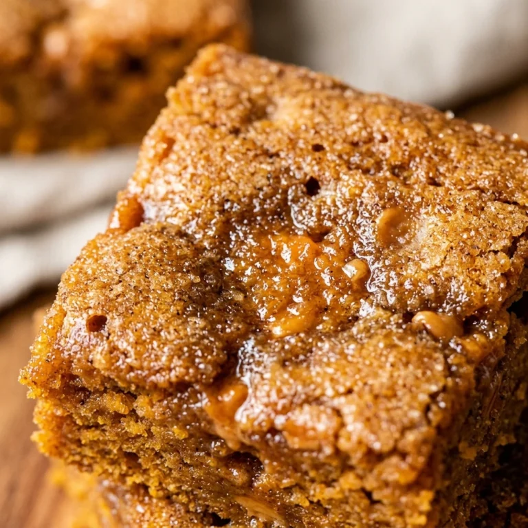 Pumpkin Blondies Chewy Fall Desserts Viral Baking Easy Cozy