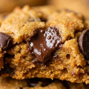 Pumpkin Chocolate Chip Cookies Soft Fall Desserts Viral Baking Easy