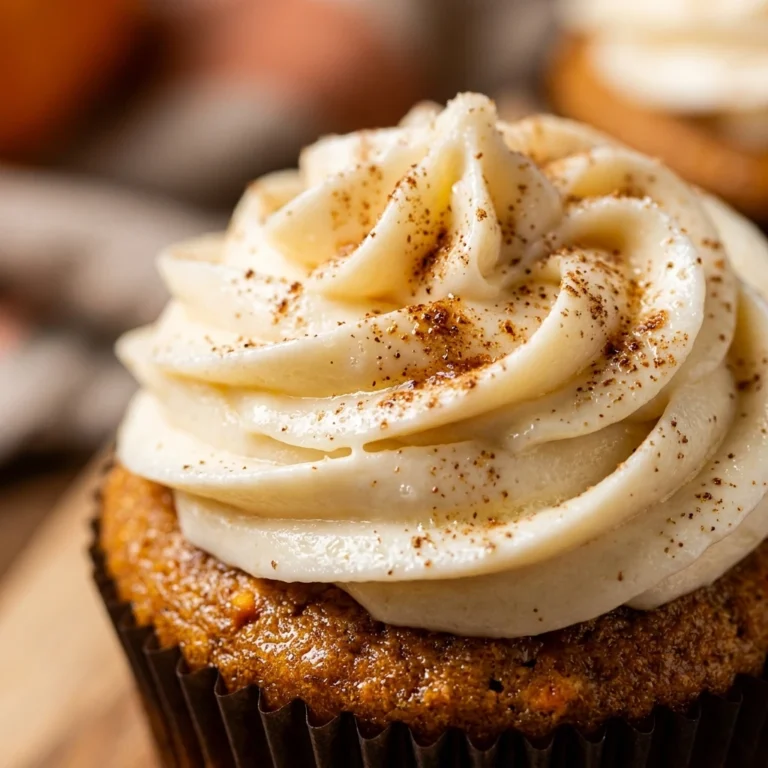 Pumpkin Cupcakes With Cream Cheese Frosting Fall Desserts Viral Baking Easy