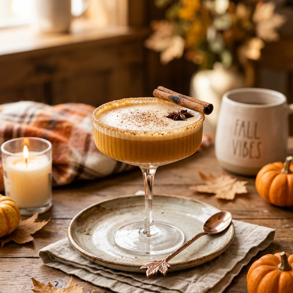 Pumpkin Martini Fall Drinks Cozy Starbucks Copycat Cocktail Easy