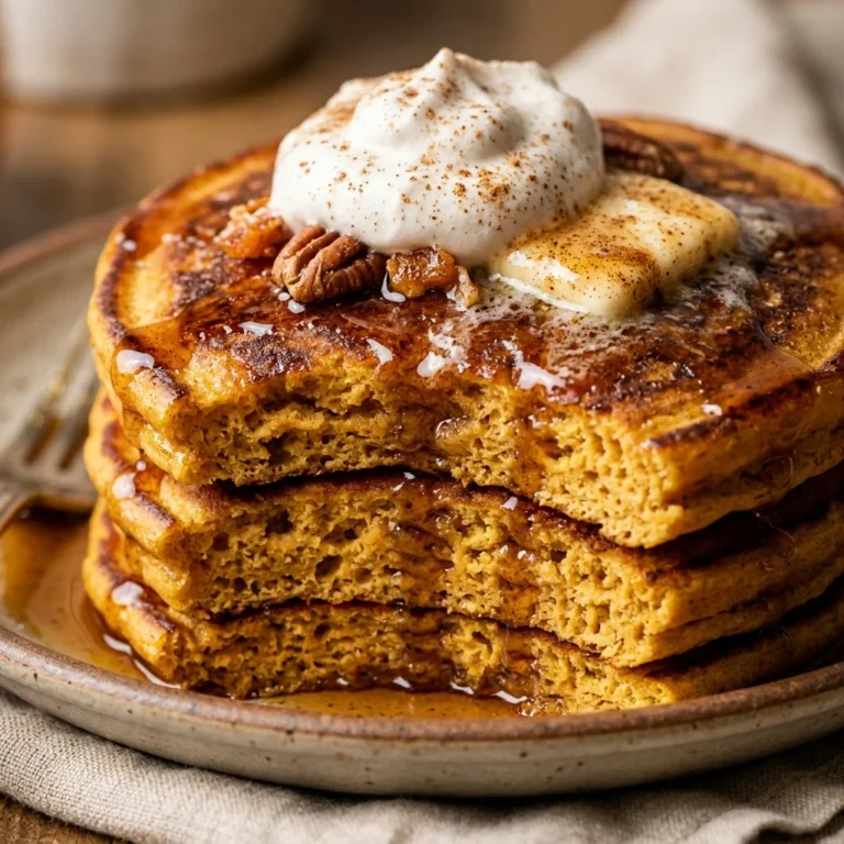 Pumpkin Pancakes Fluffy Fall Easy Pumpkin Spice Perfect Stack