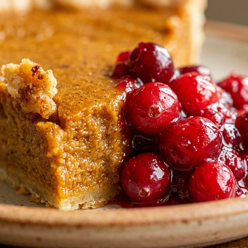 Pumpkin Pie And Cranberry Sauce Thanksgiving Combo