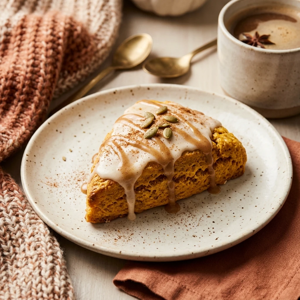 Pumpkin Scones Starbucks Copycat Fall Baking Moist Easy Cozy