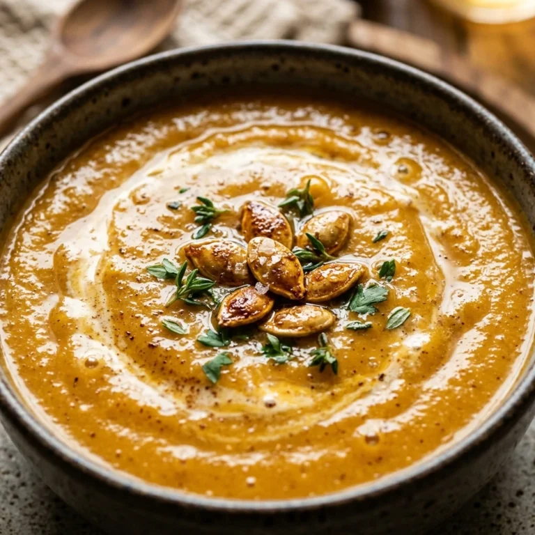 Pumpkin Soup Creamy Cozy One Pot Fall