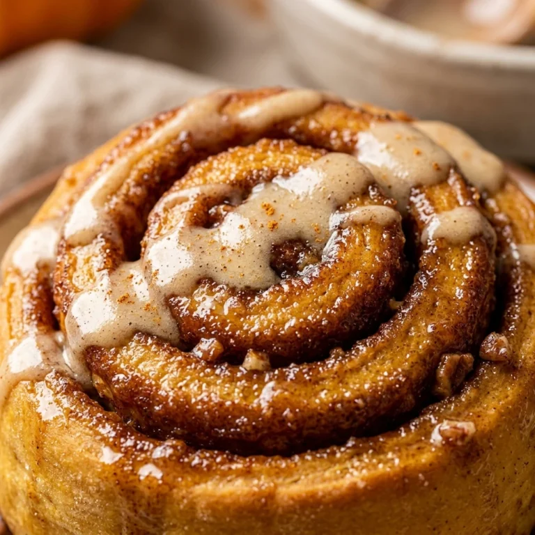Pumpkin Spice Cinnamon Rolls Fall Morning