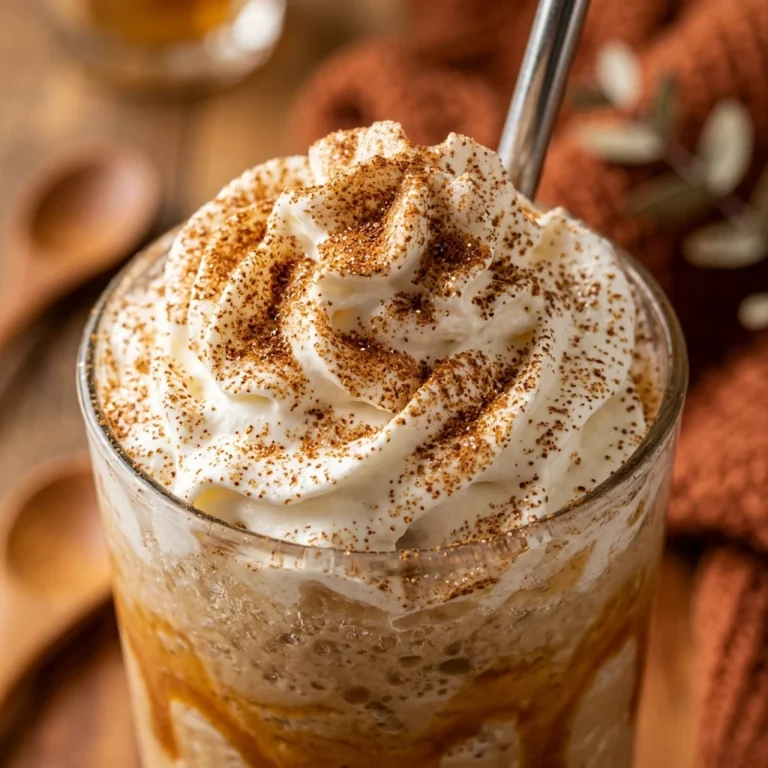 Pumpkin Spice Frappe Starbucks Copycat Iced Fall Drinks Cozy Easy