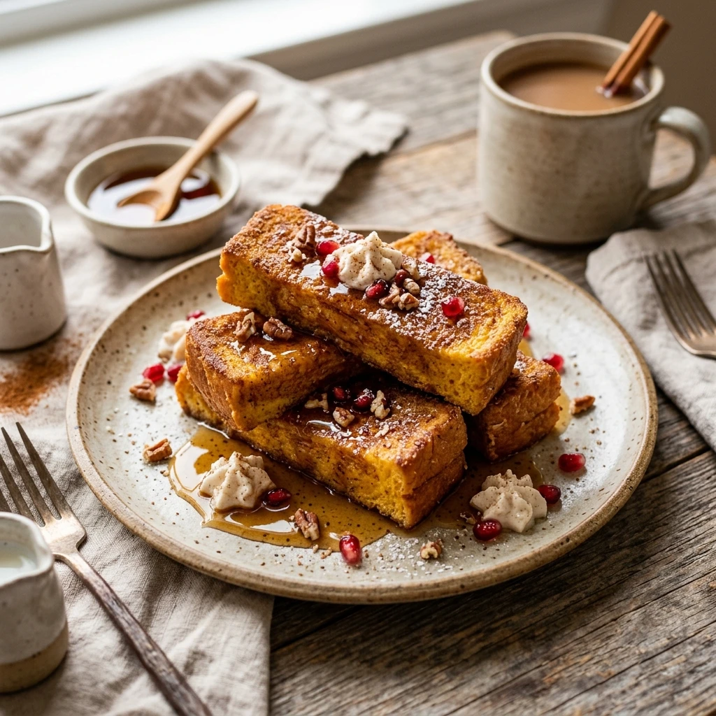 Pumpkin Spice French Toast Sticks