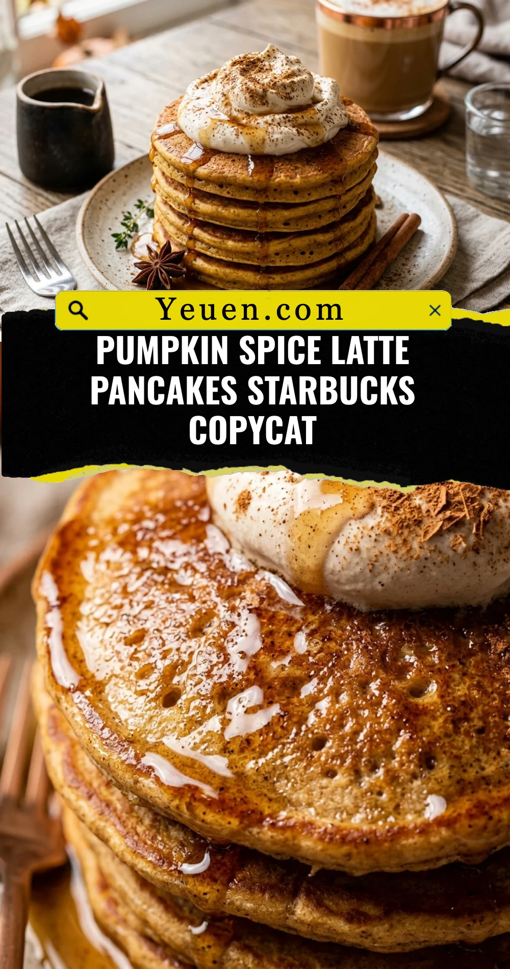 Pumpkin Spice Latte Pancakes Starbucks Copycat