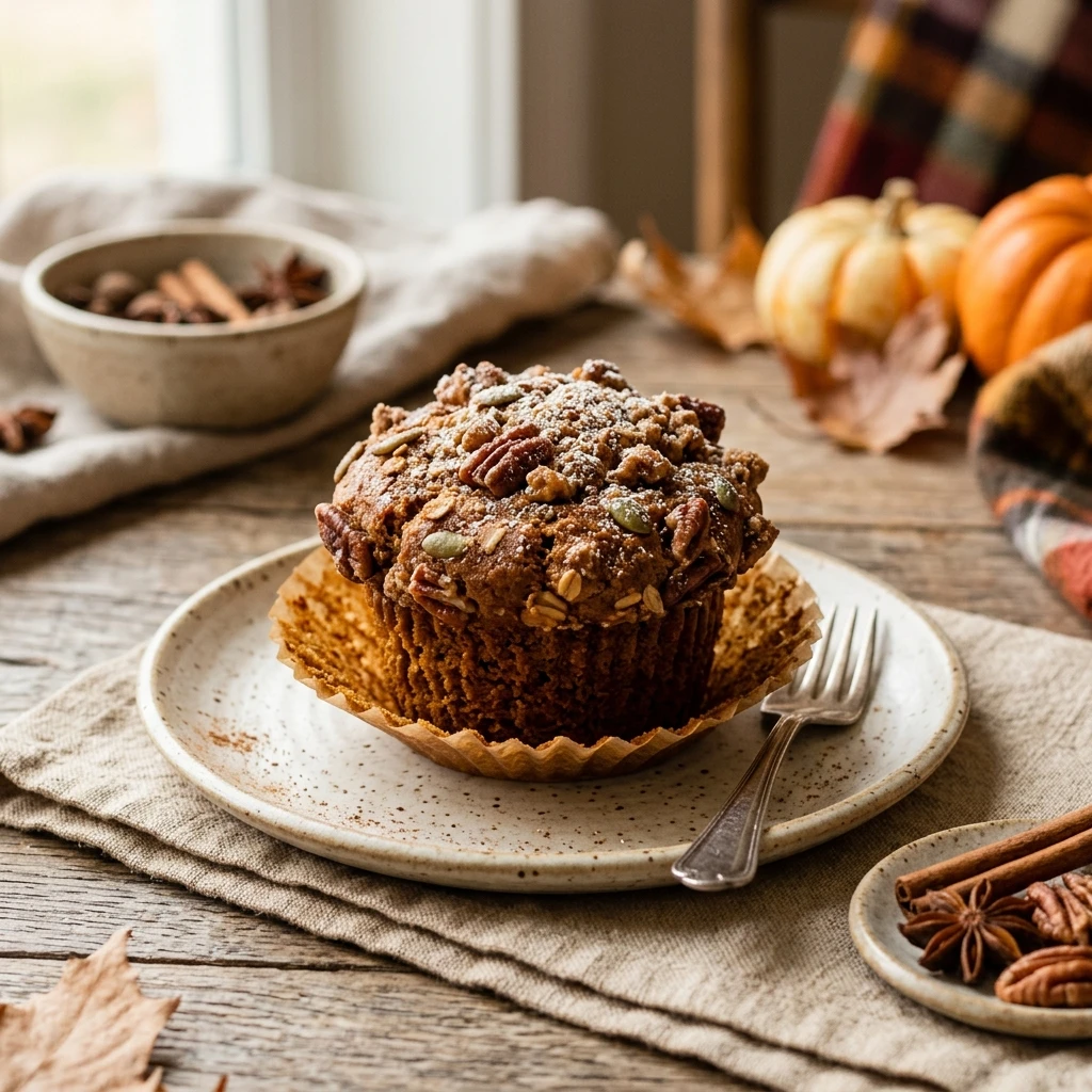 Pumpkin Spice Muffins Bakery Style Fall