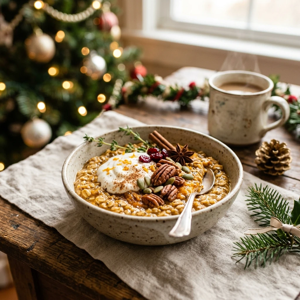 Pumpkin Spice Overnight Oats Christmas Morning Easy