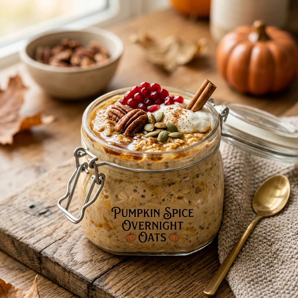 Pumpkin Spice Overnight Oats Fall Meal Prep