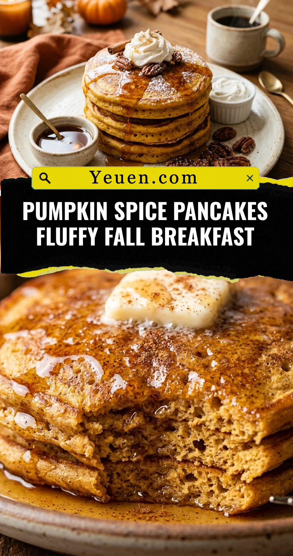 Pumpkin Spice Pancakes Fluffy Fall Breakfast