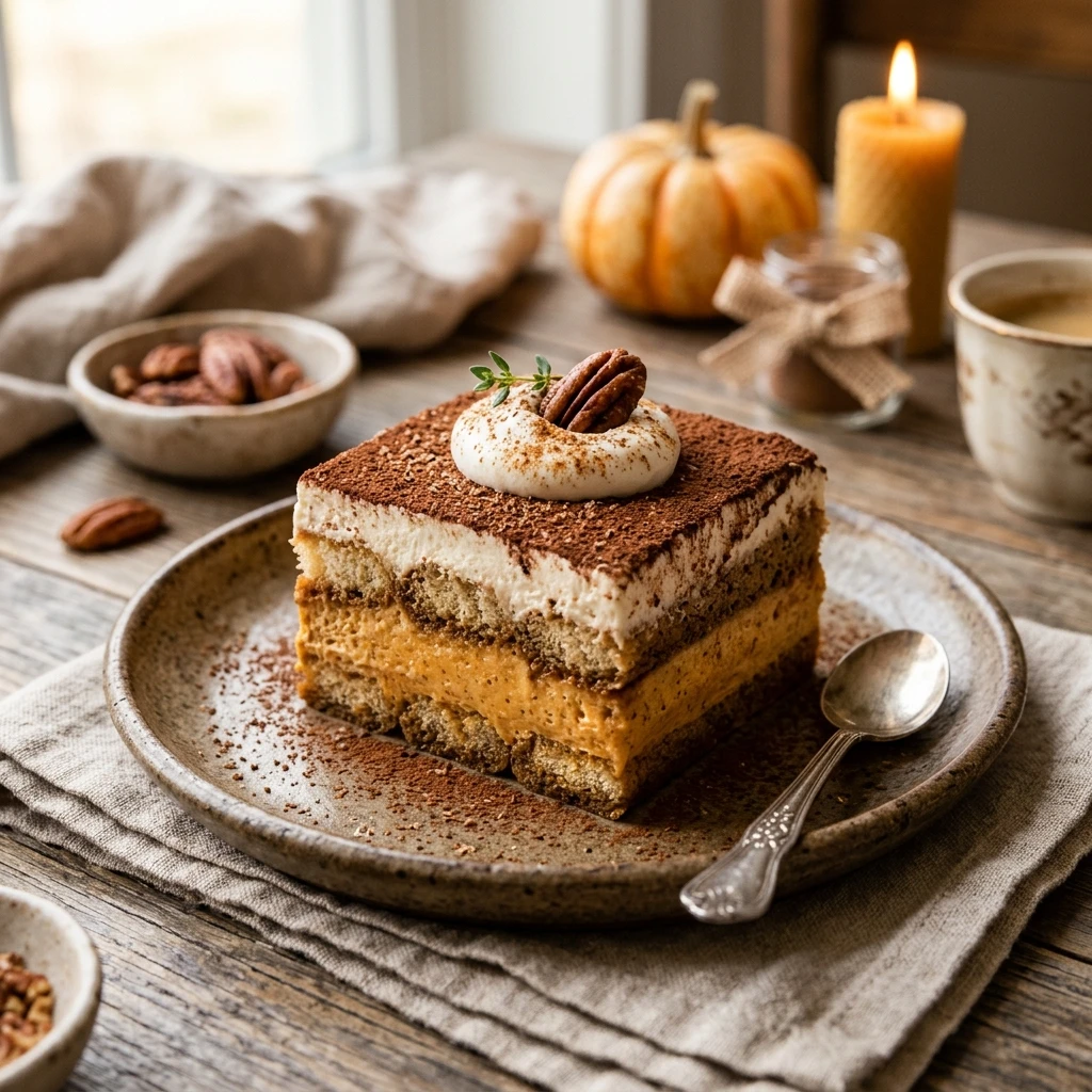 Pumpkin Tiramisu No Bake Fall Desserts Viral Baking Easy Cozy