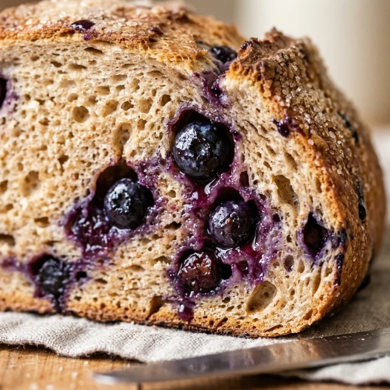 Quick Blueberry Bread Easy Homemade Beginner Artisan