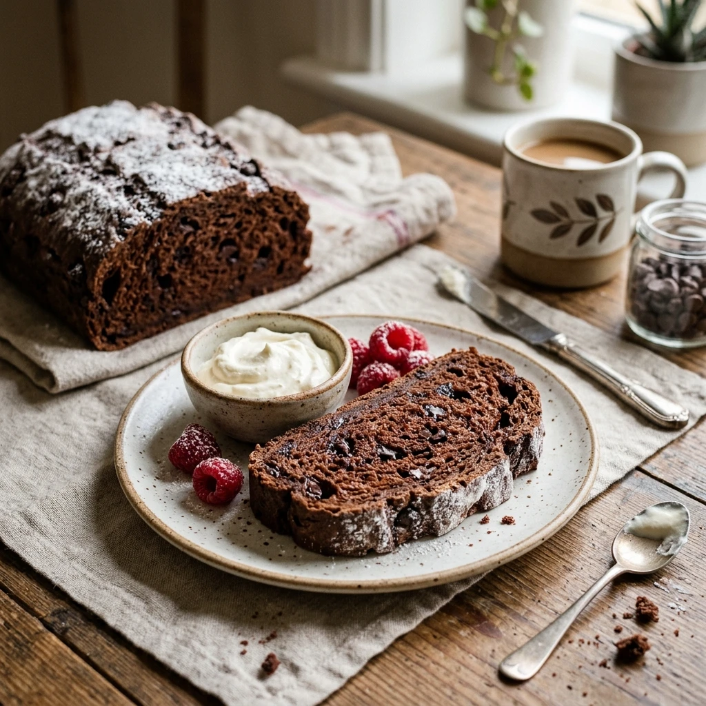 Quick Chocolate Bread Easy Homemade Beginner Artisan